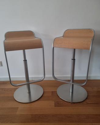 Coppia sgabelli designer Lapalma LEM regolabili