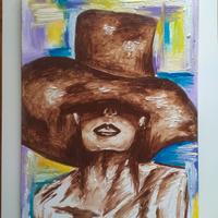 quadro donna moderno