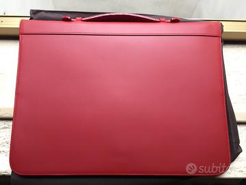 Borsa organizer pc lavoro pelle originale compatta