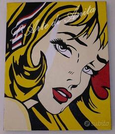 Quadri dipinti a mano-Omaggio a Roy Lichtenstein