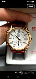 orologio vintage seico 8m15-9000 col oro