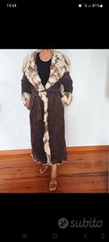 Nuovissimo cappotto camoscio tg S