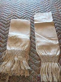 Asciugamani vintage nuove in lino fiandre