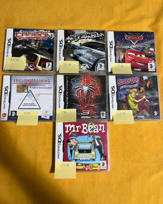Lotto Giochi Nintendo DS Originali