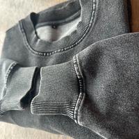 Felpa Oversize Grigio Scuro Heavy Cotton