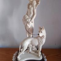 dama con mastino Danese Giuseppe Armani 