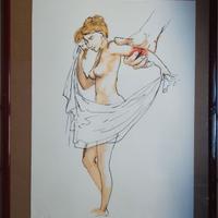 Litografia di Renato Guttuso con autografo