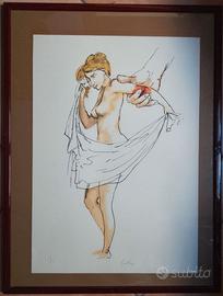 Litografia di Renato Guttuso con autografo