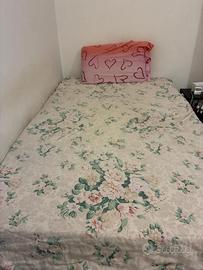 Letto + rete + 2 armadi