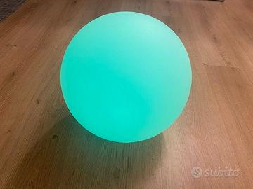 Sfera Luminosa LED RGBW Ricaricabile