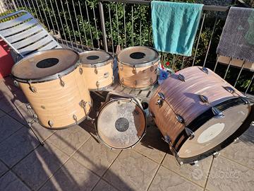 Batteria anni '70 Hollywood by Meazzi, 4 pezzi + 1