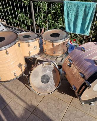 Batteria anni '70 Hollywood by Meazzi, 4 pezzi + 1