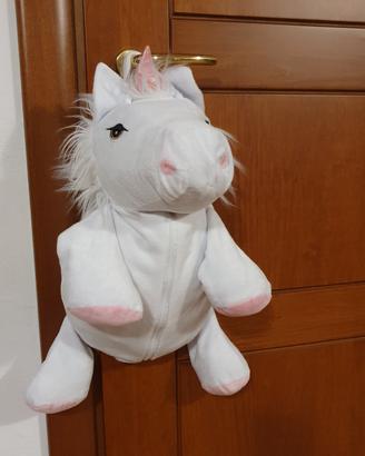 Pupazzo morbido unicorno porta pigiama