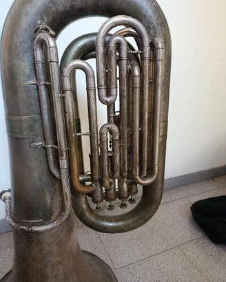 basso tuba argentato kalison 4 Pistoni