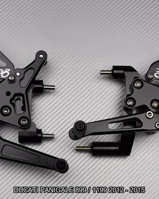 Pedane arretrate DUCATI PANIGALE 899 / 1199 2012