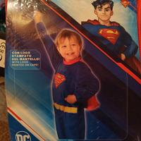 costume carnevale Superman bambino 1/2 anni