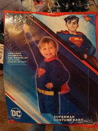 costume carnevale Superman bambino 1/2 anni