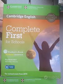compkete first for school Cambridge  english 