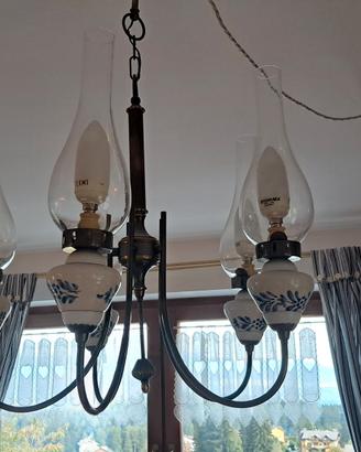 lampadario arte povera