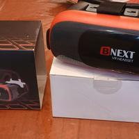 Realtà virtuale, occhiali VR comp. iPhone/android