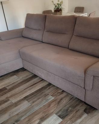 divano letto con penisola