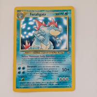 Feraligatr 4/111 holo set Neo Genesis ita