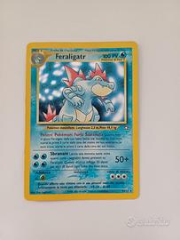 Feraligatr 4/111 holo set Neo Genesis ita