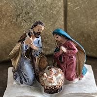 Piccolo presepe su libricino 