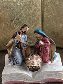 Piccolo presepe su libricino 