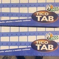 Etichette adesive modulo continuo