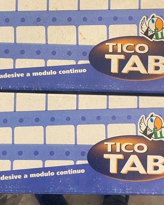 Etichette adesive modulo continuo