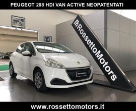 PEUGEOT 208 BlueHDi VAN Active 2 POSTI