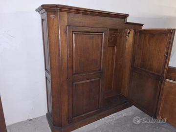 guardaroba "la fonte del rustico "in legno massell