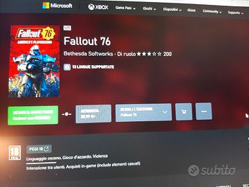  Codice Fallout 76 xbox