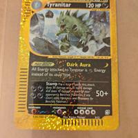 Tyranitar vintage holo topper english pokemon