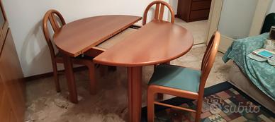 tavolo con 4 sedie