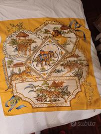 Foulard seta vintage Ferragamo 