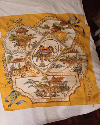 Foulard seta vintage Ferragamo 