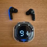 cuffie wireless bluetooth 5.3 nero nuove ip4