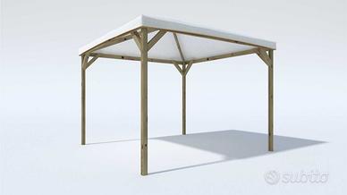 Gazebo in legno 3x3 m