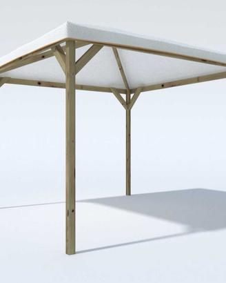 Gazebo in legno 3x3 m