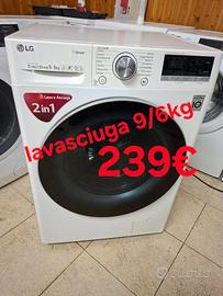 lavasciuga LG 9/6kg motore direct drive 