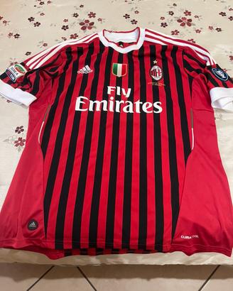 Maglia calcio Milan autografata