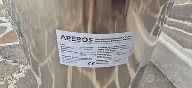 Estrattore di miele AREBOS a manovella inox