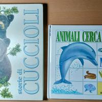 2 libri per bambini animali 