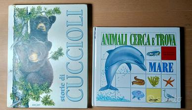 2 libri per bambini animali 