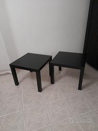 2 tavolini ikea neri