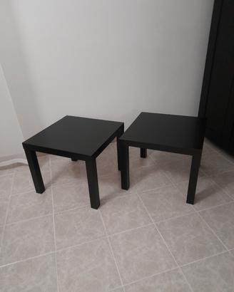 2 tavolini ikea neri
