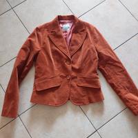 giacca da donna color zucca