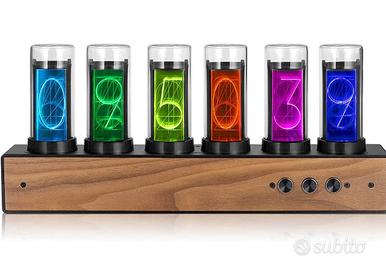 Orologio digitale a tubi led